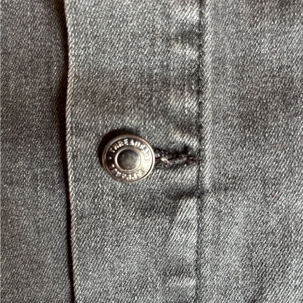 Woodstock Gray/black Denim Jacket. Worn once - Picture 5 of 6